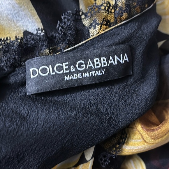 Dolce & Gabbana Pasta Designer Dress🍝, Size Large - Picture 14 of 17